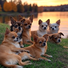 SEVEN CHIHUAHUAS