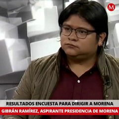 Gibrán Ramírez sobre resultados de encuesta para dirigencia de Morena