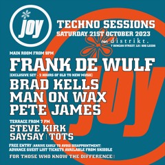 Frank De Wulf @ JOY, Leeds. 21-10-23