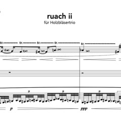 ruach ii für Holzbläsertrio