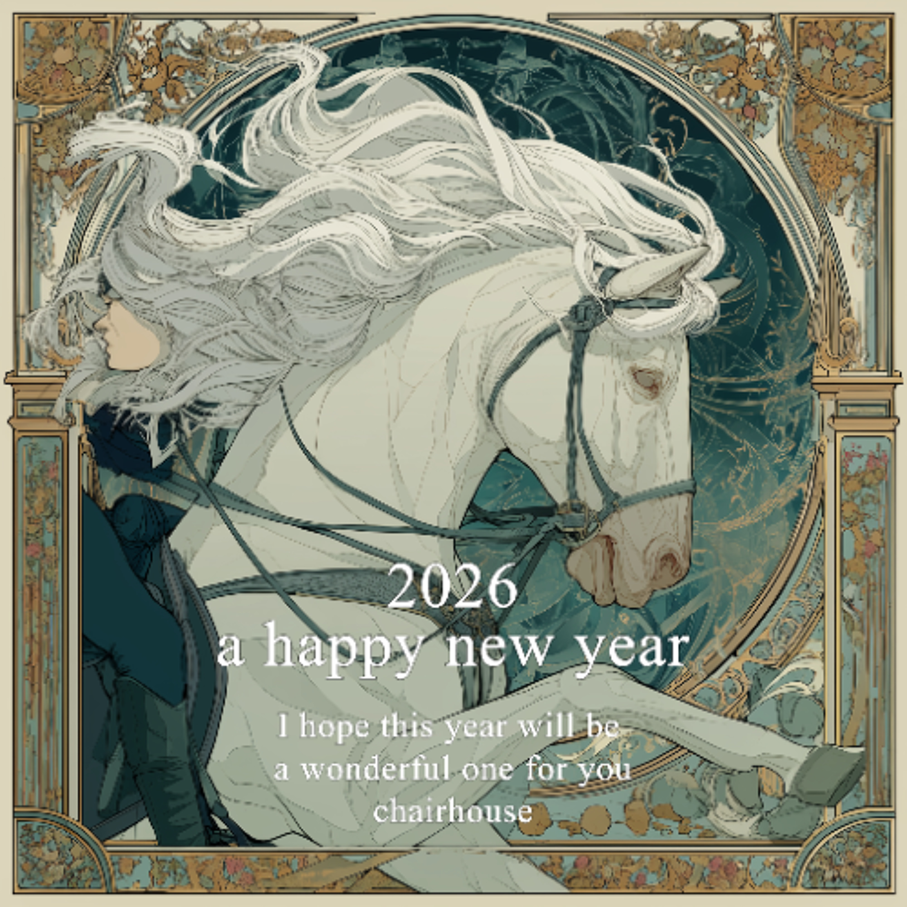 and those white glimmering fragments of the mist sweep by - #4401 (97R02 135) by chair house 260101