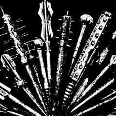 axes, spears and other weaponry