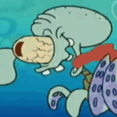 Beware one of two Squidward's Yells