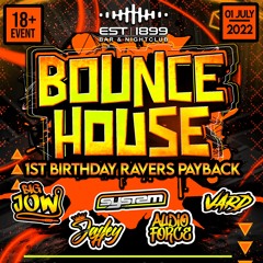 Audio Force Bounce House 1st Birthday promo