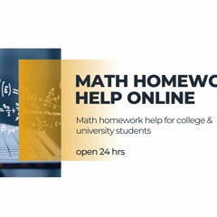 Math Homework Help Online