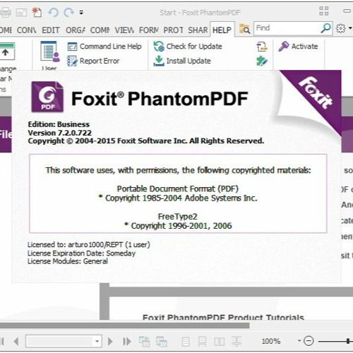 foxit phantompdf activation key free