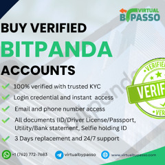 Verified bitpanda accounts with 100% genuine and trusted KYC