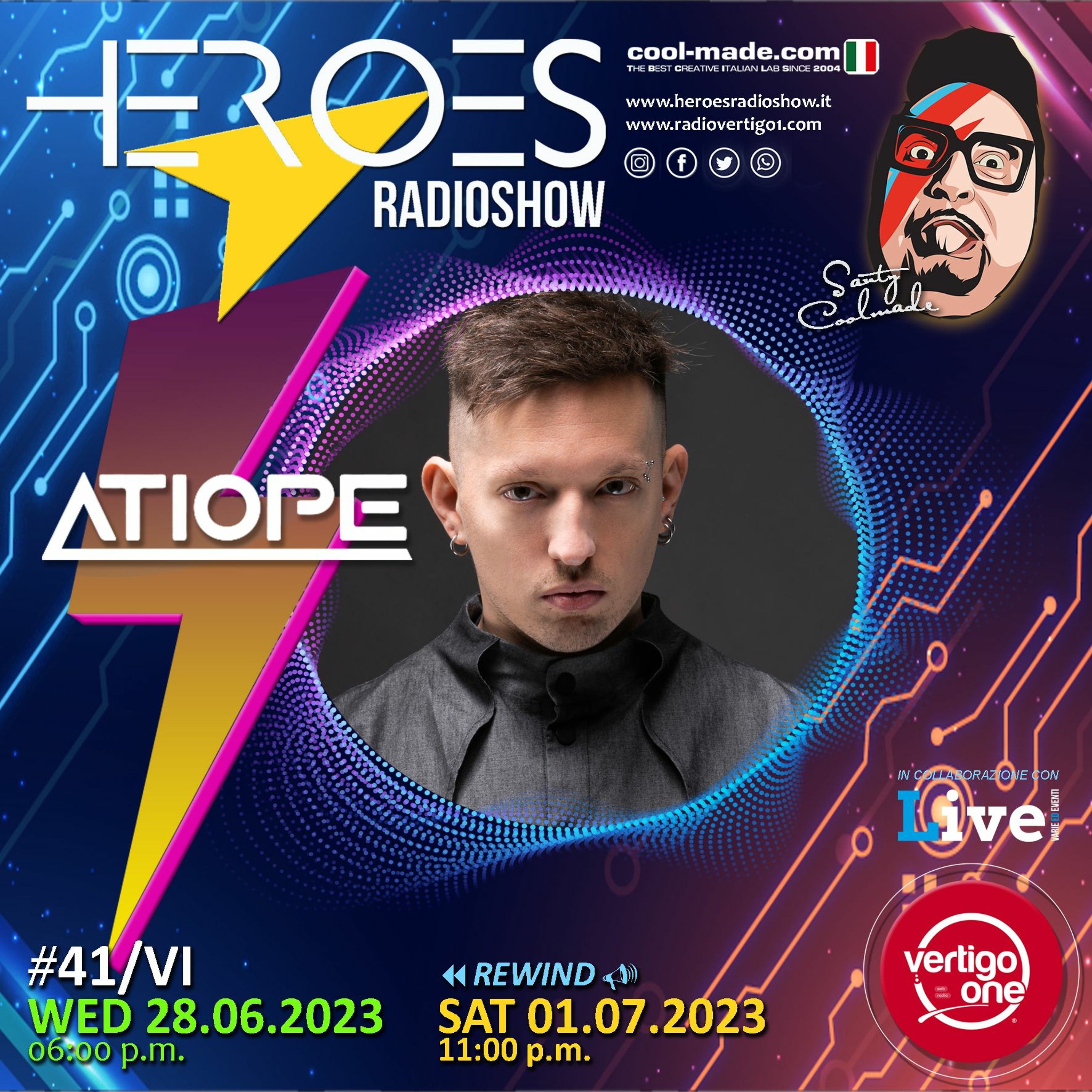 41/2022-23> HEROES RadioShow - Special Guest ATIOPE episode artwork