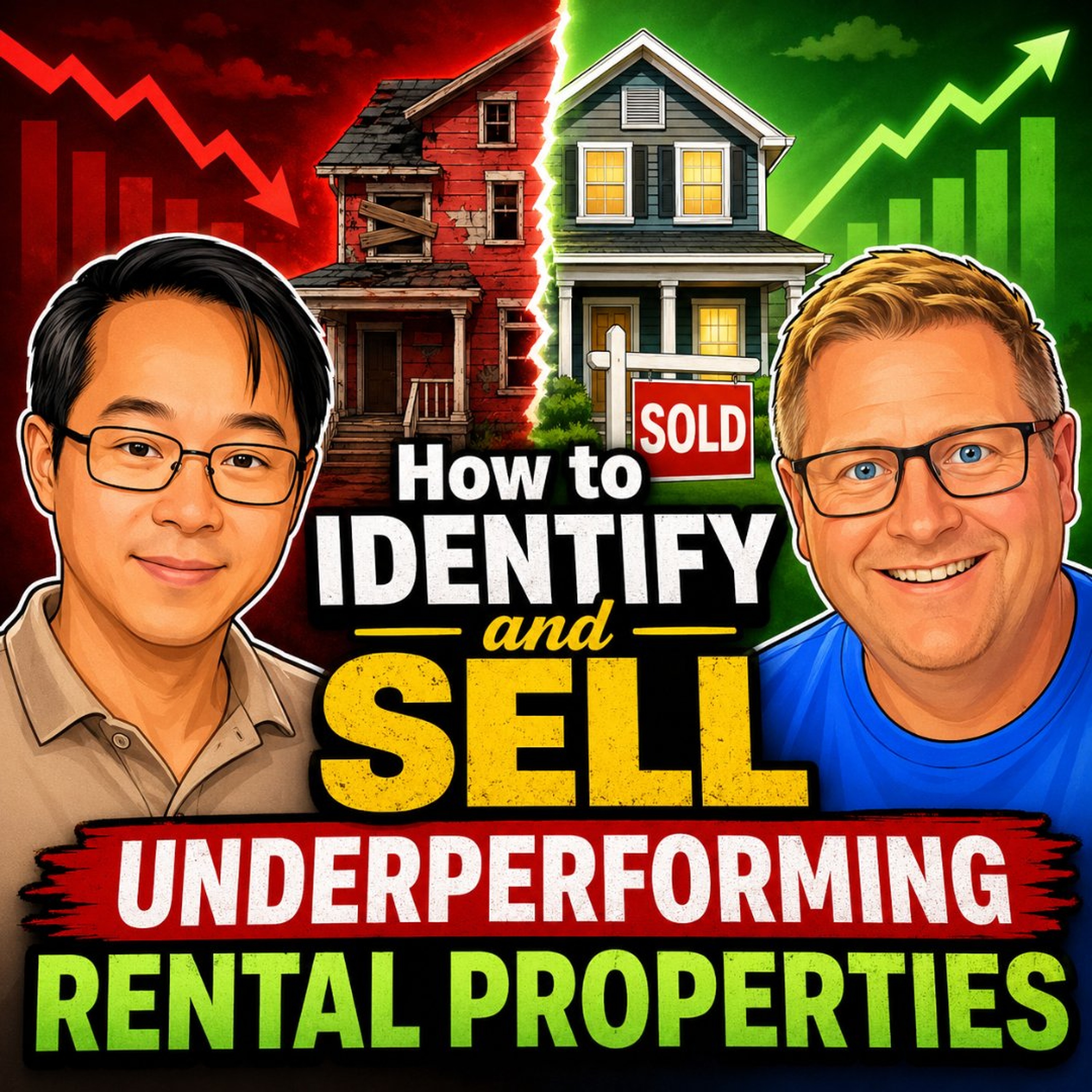 EP435 How to Identify and Sell Underperforming Rental Properties with Tim Tsai episode artwork