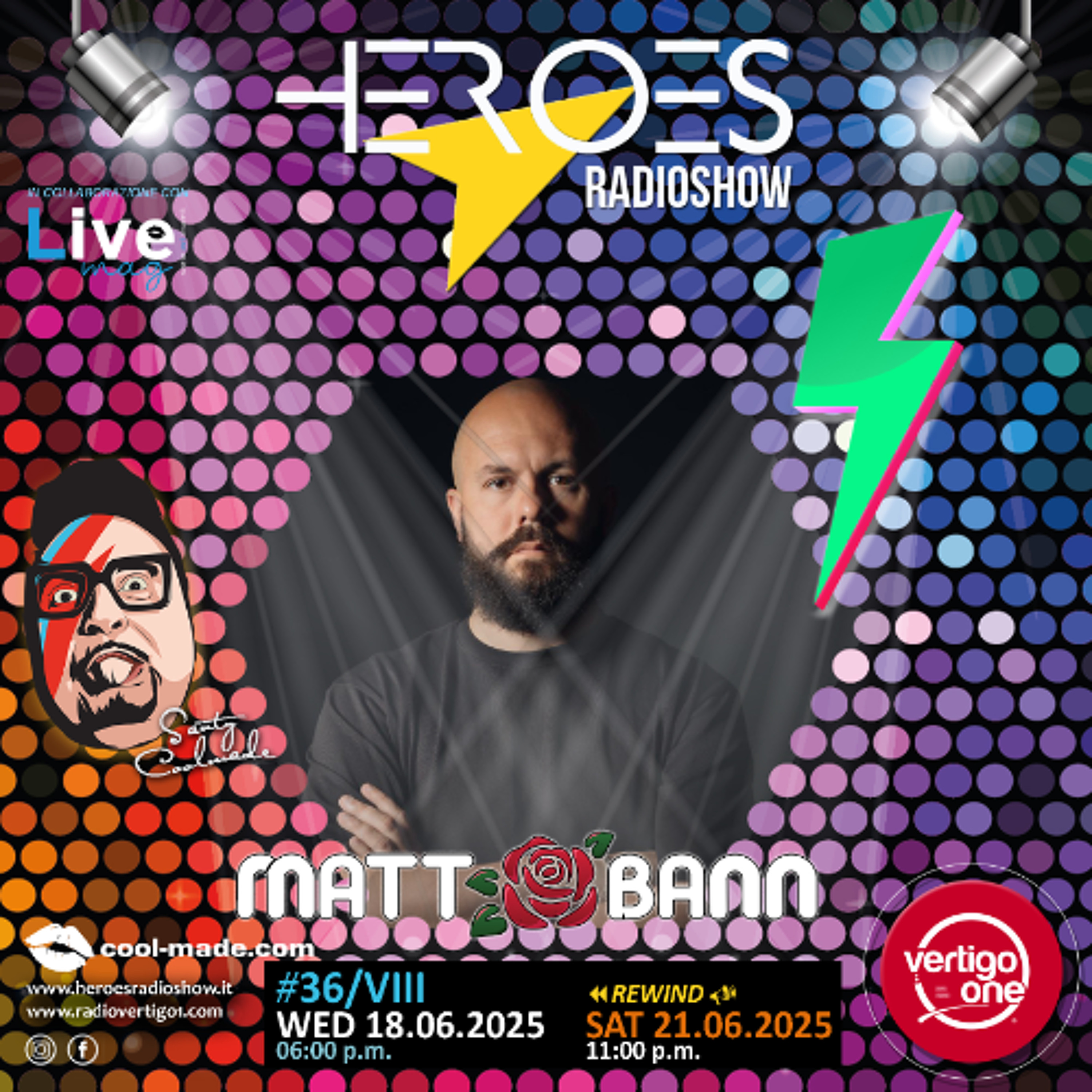 36/2024-25> HEROES RadioShow - Special Guest MATT BANN episode artwork