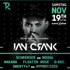 Ian Crank: Tagesraver pres. Ian Crank@Elektroküche 19.11.2022