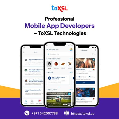 Expert Mobile App Developers ToXSL Technologies