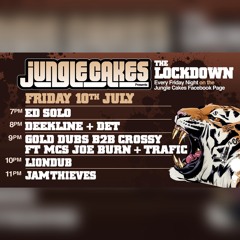 Crossy B2B Gold Dubs Ft. Trafic MC & Joe Burn - Live For Jungle Cakes - 10.07.2020
