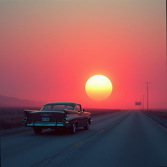 Harvest Moon over the Highway
