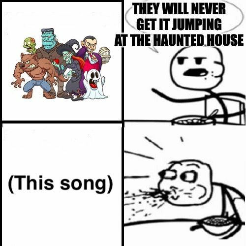 Its Way Too Lit At The Haunted House