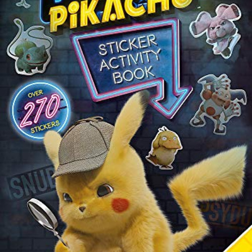 [Read] KINDLE 📃 Detective Pikachu: Sticker Activity Book by  Pokémon EBOOK EPUB KIND