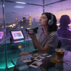 Girl in the Glass Room