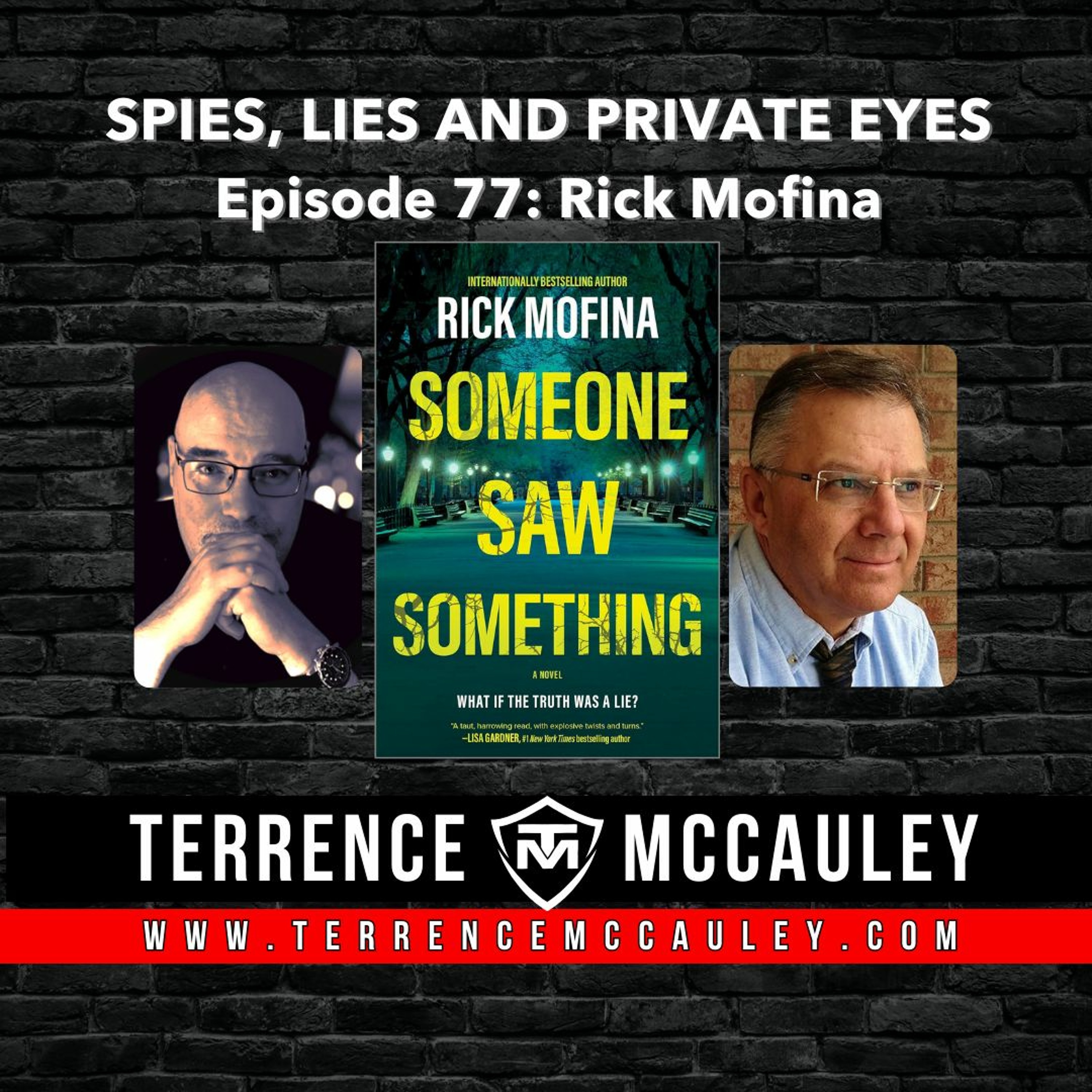 cover of episode Rick Mofina: Someone Saw Something, new thriller about a missing child