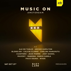 Ale De Tuglie @ Music On x Loveland | ADE 2023 (Amsterdam) - 21.10.23