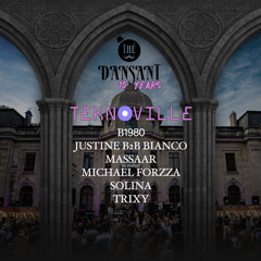 Justine b2b Bianco @ 15 Years Thé Dansant Gothic (Teknoville stage)