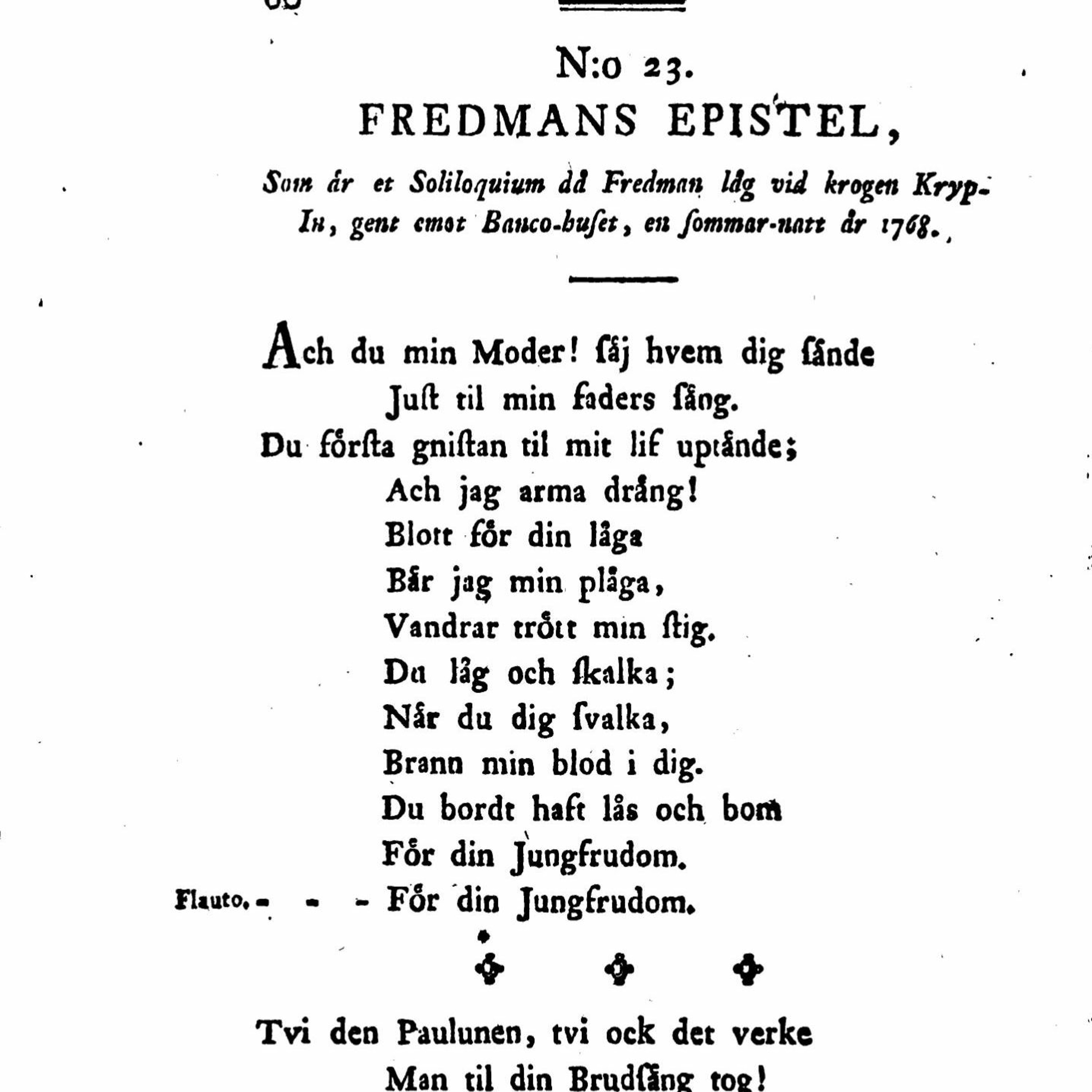 cover of episode Fredmans epistel nr 23 - ett avsnitt om promillen