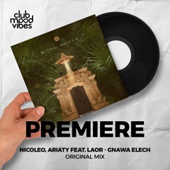 PREMIERE: Nicoleo, Ariaty feat. Laor ─ Gnawa Elech (Original Mix) [Sol Selectas]