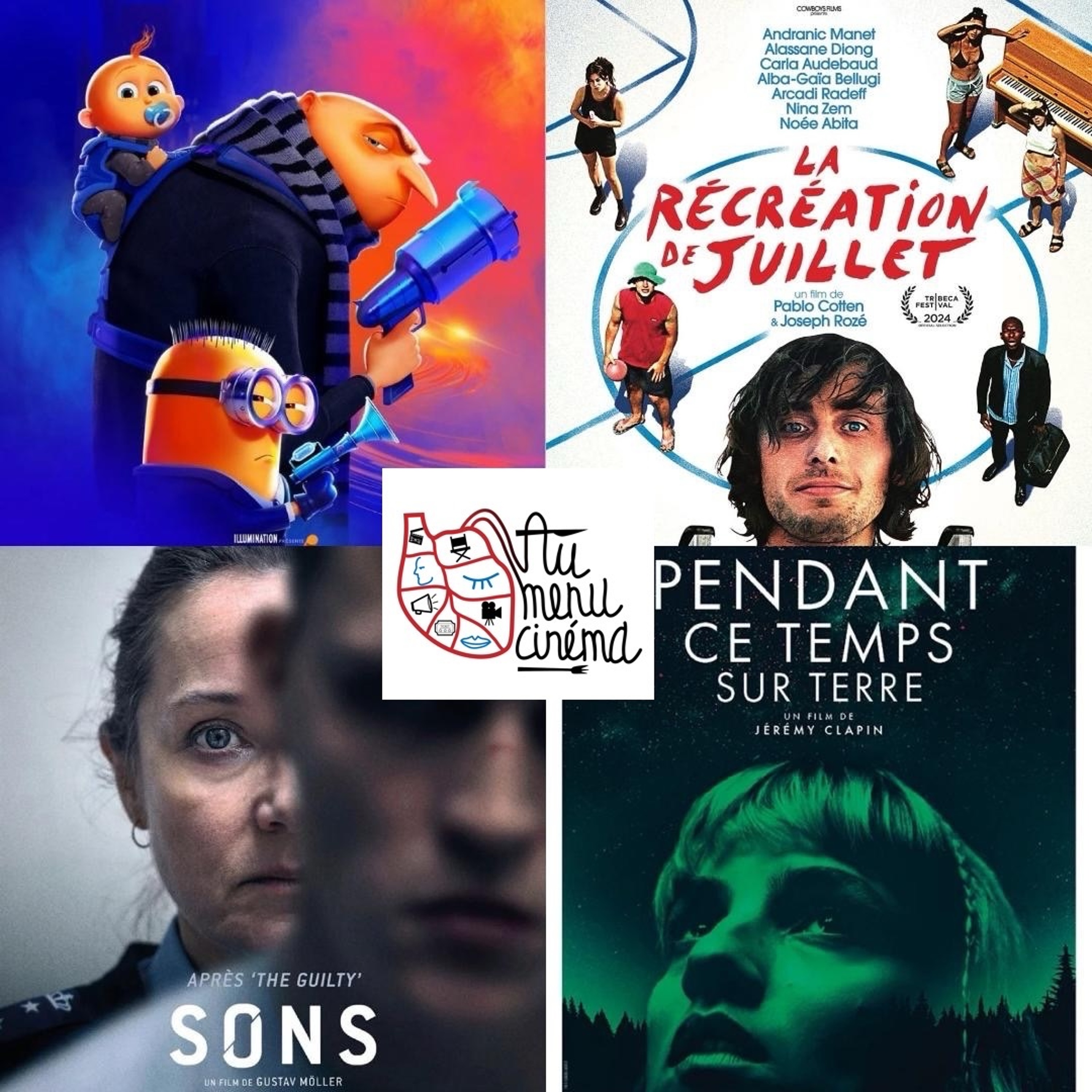 #5 : "Pendant ce temps sur Terre", "La récréation de juillet", "Moi Moche & Méchant 4", "Sons"