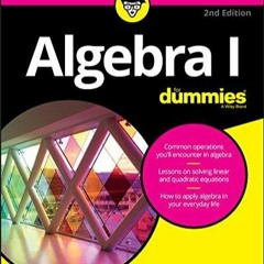 EPUB Download Algebra I For Dummies (For Dummies (Lifestyle)) Free Online