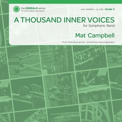 A Thousand Inner Voices (Band Gr. 3) - Mat Campbell