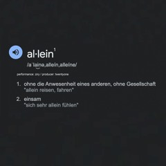 allein prod. by twentyone (demo)