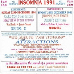 Jumping Jack Frost & Kenny Ken - Insomnia 'Experience 2' - 29th December 1991