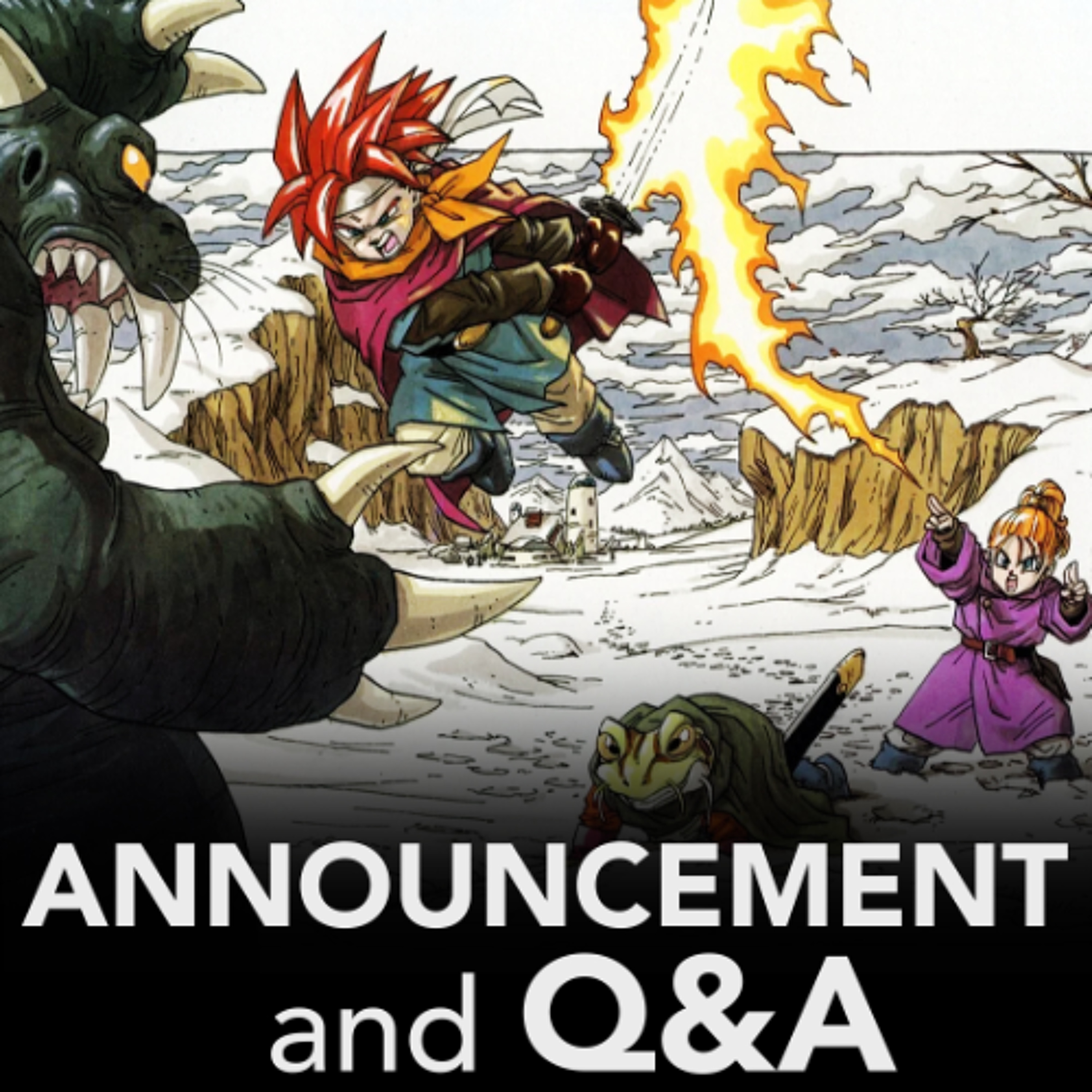 Announcement and Q+A episode artwork