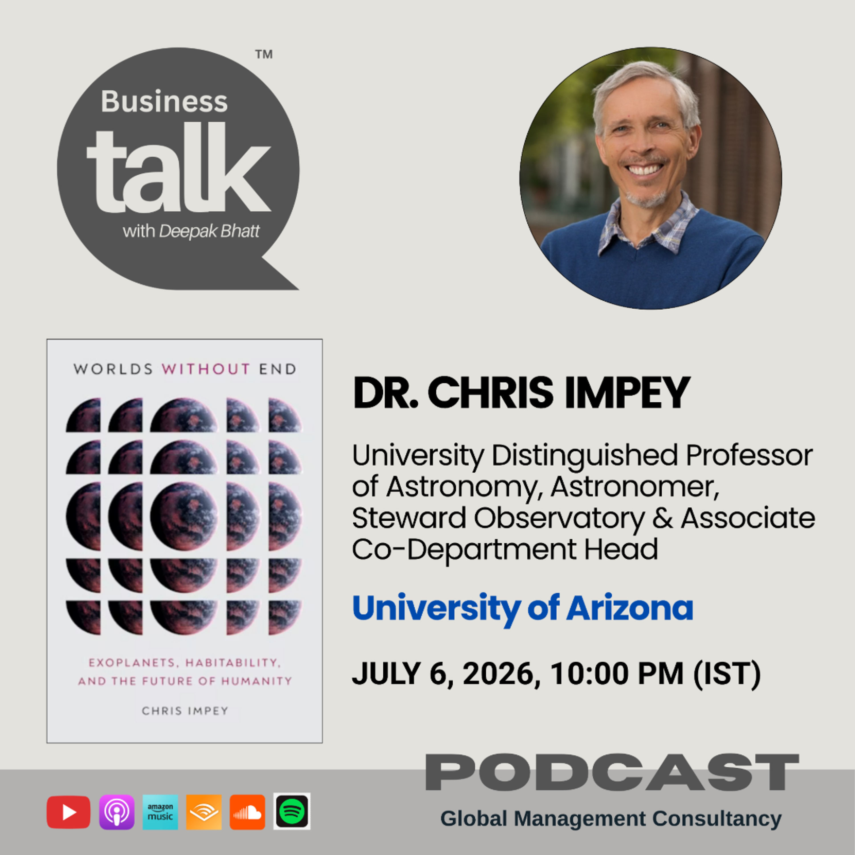 Are There Billions of Other Earths? | Prof. Chris Impey on Exoplanets & Alien Life episode artwork