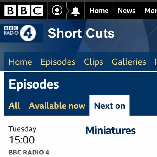 BBC Radio 4 Short Cuts - An Acoustic Acclamation To Things Tiny