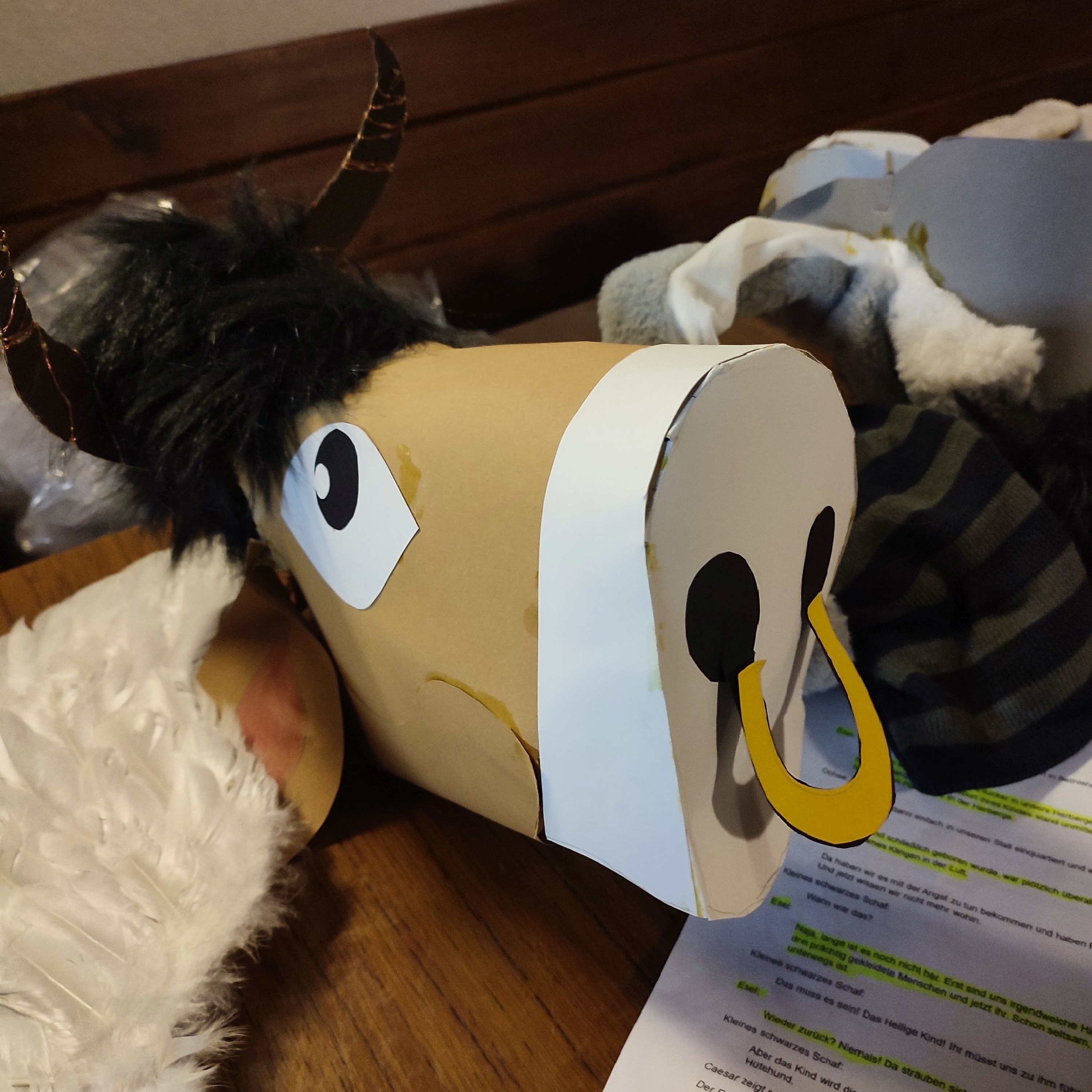 Krippenspielprobe in Neundorf bei Staßfurt