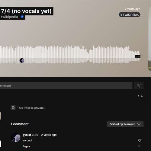 twikipedia - 7/4 (no vocals yet)