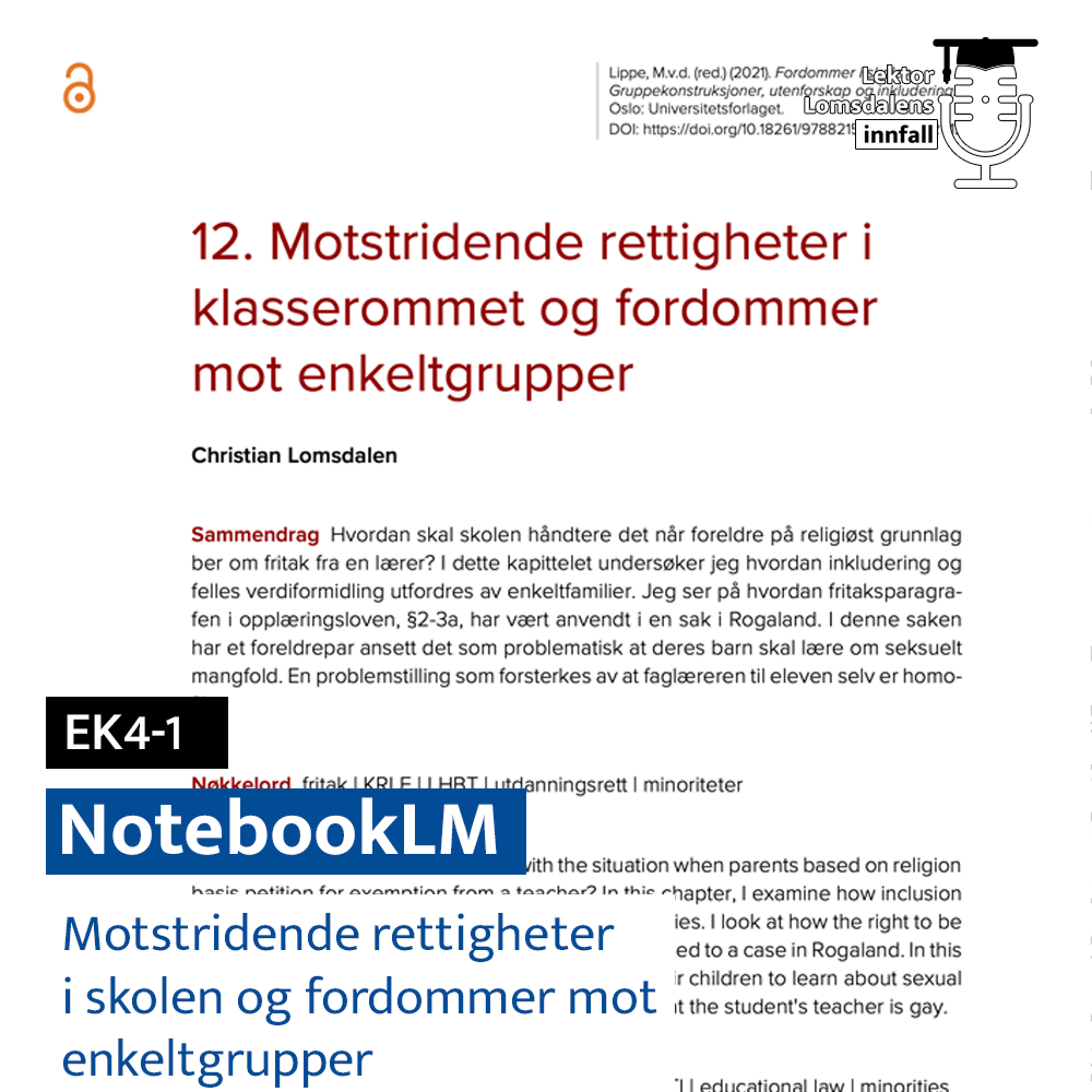 Lektor Lomsdalens innfall