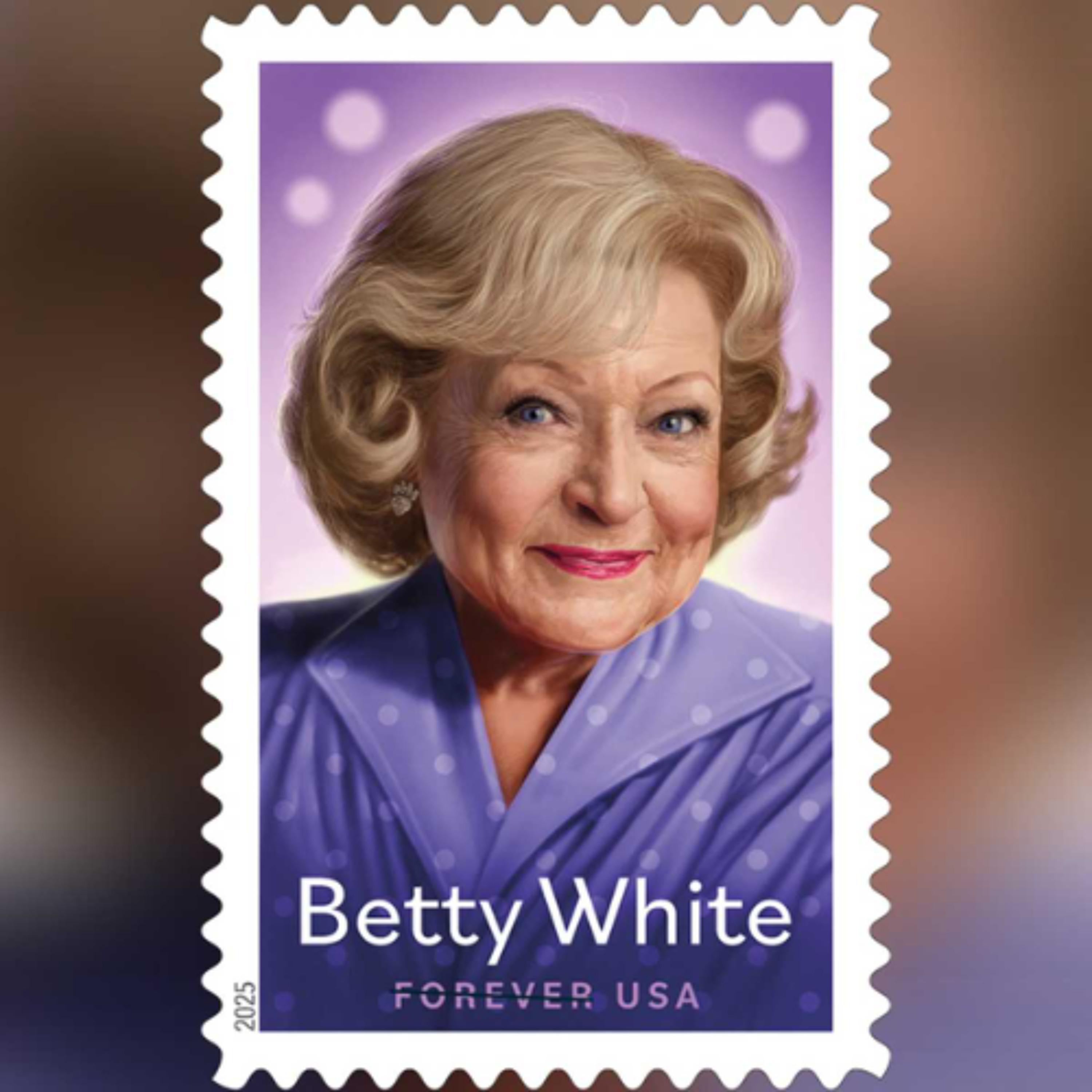 Betty White to be honored with new USPS stamp episode artwork