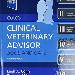 @% Cote's Clinical Veterinary Advisor: Dogs and Cats BY Leah Cohn DVM PhD DACVIM (SAIM) (Author