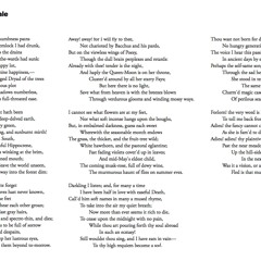 155 Ode To A Nightingale by John Keats