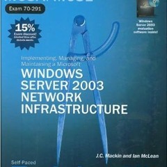 Books ?? Download MCSE Self-Paced Training Kit (Exams 70-290, 70-291, 70-293, 70-294): Microsoft� Wi