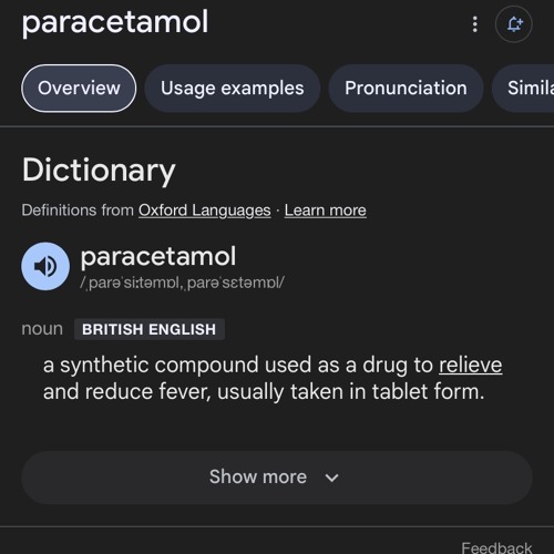 PARCETAMOL insofaze