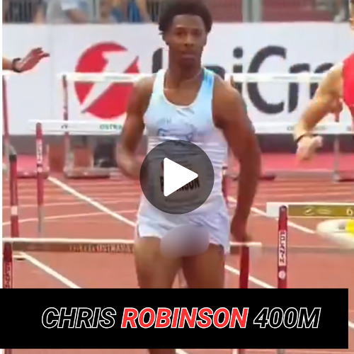 [WATCH] Chris Robinson Hurdles 400M Video Unblurred Twitter(X)