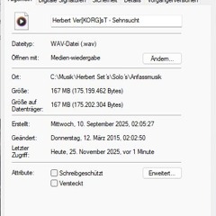 Herbert Ver[KORG]sT - Sehnsucht