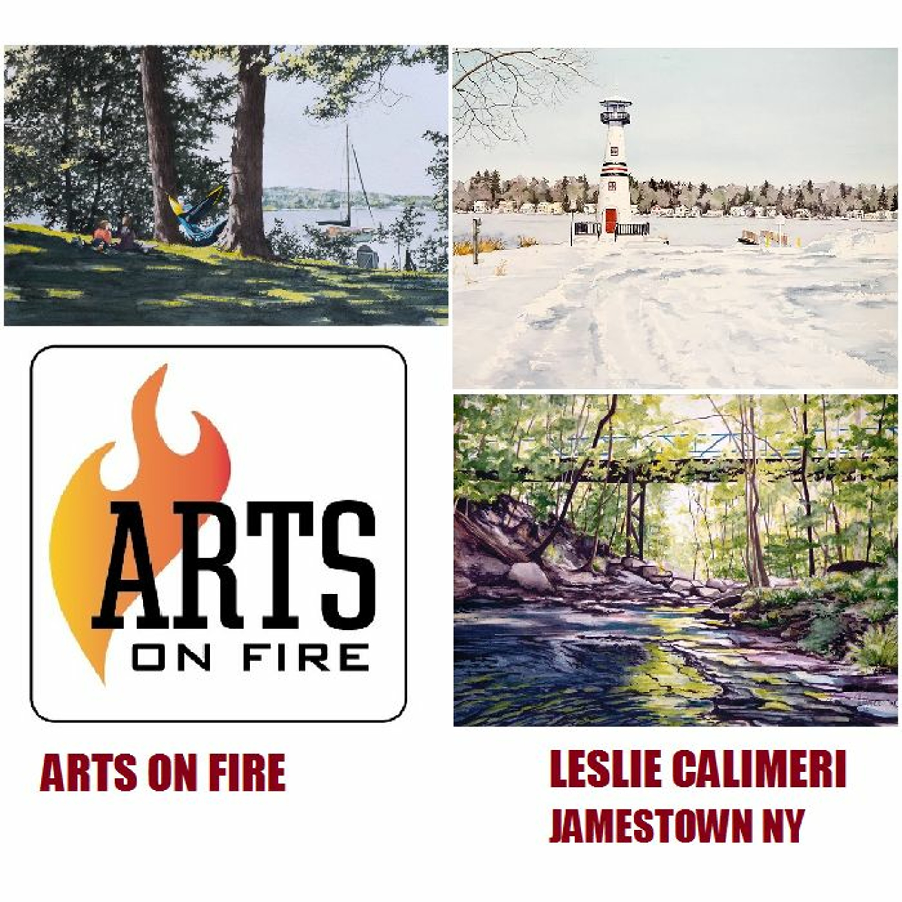 Arts on Fire - Chautauqua Region Artist Profile: Leslie Calimeri, Jamestown NY