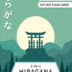 ➢EPUB 3-in-1 Hiragana Workbook: Learn Japanese for beginners: Hiragana writing practice notebook, J