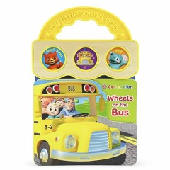 ✔read❤ CoComelon Wheels on the Bus 3-Button Sound Board Book for Babies and Toddlers