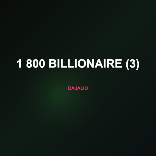1 800 Billionaire (3)