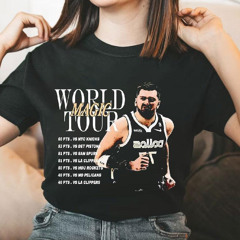 Luka Doncic Magic World Tour Dallas Mavericks Graphic Shirt