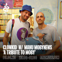 Glowkid w/ Manu Mobynews 'A Tribute to Moby' - Aaja channel 2 - 09 09 25
